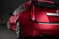 Red 2014 Cadillac CTS-V Wagon Exterior 4 (3)