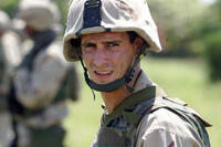 James Ransone in military gear portraying a U.S. Marine in HBO’s miniseries Generation Kill.