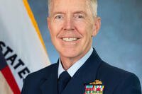 Adm. Kevin Lunday was sworn in Thursday as the 28th commandant of the United States Coast Guard. (US Coast Guard)
