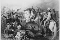 Scene of Revolutionary War battle