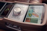 2025 Genesis G90 Burgundy Interior Rear Infotainment