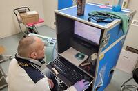 Civilian Nathanael Rodriguez-Sanchez performs computer maintenance for U.S. Army (Courtesy Nathanael Rodriguez-Sanchez).