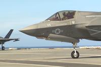 Marine Corps F-35B Jets Take Off and Land from British 'Ski Jump' Carrier