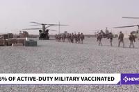 Pentagon Says 86% Of Active-Duty Military Members are Fully Vaccinated
