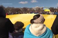 Citizens Rally Support for Ukraine in Washington, DC, as U.S. Relations Sour and War Carries On