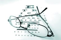 Eye Chart with glasses