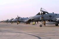 Several A-10 Thunderbolts II arrive in support of regional military activities including Operation INHERENT RESOLVE (U.S. Air Force photo by Tech. Sgt. Jared Marquis)
