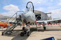 An A-10 Warthog with the 355th Fighter Wing is on display at the Paris Air Show as the unit is on a six-month deployment to Europe as a theater security package. Michael Hoffman/Military.com