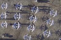 The Low-Cost Unmanned aerial vehicle Swarming Technology is a prototype tube-launched UAV. The LOCUST program will make possible the launch of multiple swarming UAVs to autonomously overwhelm and adversary. (Video Still: ONR Video)