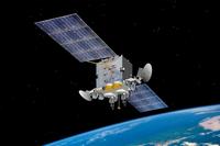 An artist's rendering of Advanced Extremely High Frequency satellite. AEHF-1 launched Aug. 14, 2010 and reached its operational geosynchronous earth orbit Oct. 24, 2011. (Courtesy photo Space and Missile Systems Center)