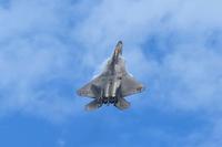 U.S. Air Force Maj. Dan “Rock” Dickinson, F-22 Raptor Demonstration Team commander and pilot, performs during the OC Air Show at Ocean City, Md., June 17, 2017. (U.S. Air Force photo/Kimberly Nagle)