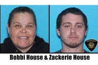 Bobbi and Zackerie House are wanted for fraud in Oregon. (Marion County Sheriff's Office)