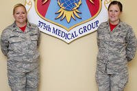 Capts. Linda Clarkson and Michelle Trujillo saved a 9-year-old boy at Lost Valley Lake Resort in Owensville, Mo. (U.S. Air Force photo/Airman 1st Class Kiana Brothers)