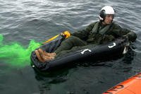 A Marine deploys a sea dye marker during a search and rescue exercise off the coast of Charleston, Nov. 3. (U.S. Marine Corps courtesy photo)