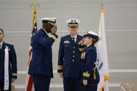 Cmdr. Nan Silverman-Wise relieved Cmdr. Ronzelle Green as commanding officer of Coast Guard Port Security Unit 308 in an official change of command ceremony in Gulfport, Miss., Dec. 5, 2015. (Photo: Petty Officer 2nd Class Ryan Tippets)