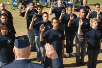 Air Force delayed enlistment recruits