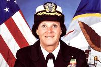 Cmdr. Regina Cox, commanding officer of Naval Computer and Telecommunications Station at Naval Air Station Sigonella in Sicily, was fired this week for &quot;improper civilian hiring practices.&quot; (US Navy photo)