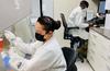 U.S. Army medical personnel  prepares a sample for COVID-19 testing at Blanchfield Army Community Hospital’s COVID-19 sample processing section within the hospital’s Department of Pathology, Jan. 24, 2022. (U.S. Army photo by Maria Christina Yager)