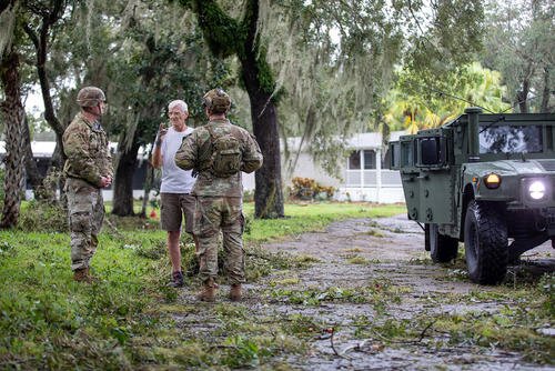 Florida Army National Guard assist in aftermath of Hurricane Milton