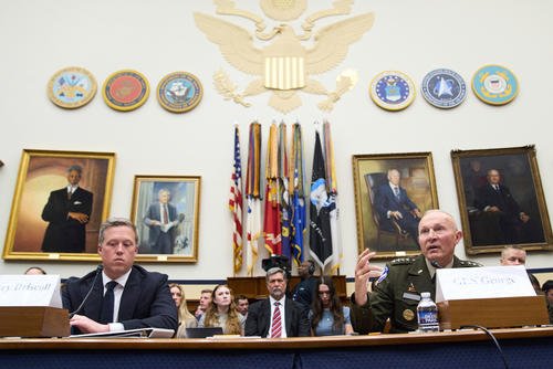 Secretary of the Army Daniel Driscoll Army Gen. Chief of Staff Randy George