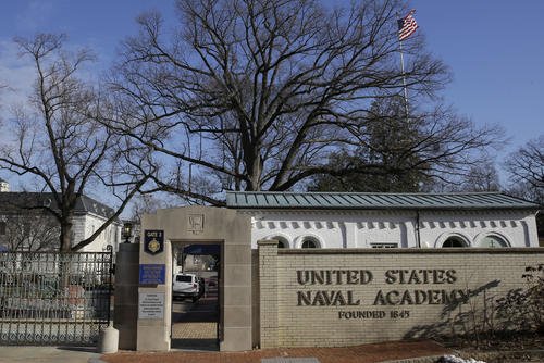 Entrance to the U.S. Naval Academy campus